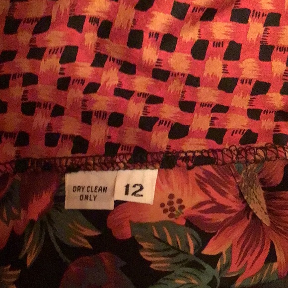 Ann Lawrence Today vintage floral dress size 12 - Picture 13 of 16